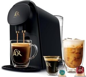 L’OR Barista System Coffee and Espresso Machine Combo by Philips, Black