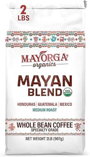 Mayorga Coffee Roaster Organic Mayan Blend (Net Wt 2 Lbs), 2 Pound (Pack of 1)