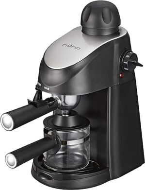 Miho CM-01A Espresso Machine 3.5 Bar Steam Cappuccino and Latte Maker with Milk Frother