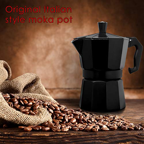 Mixpresso Stainless Steel Stovetop Coffee Percolator – Makes 5-8 Cups, Copper Finish