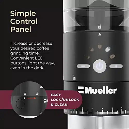 Mueller UltraGrind Conical Burr Grinder Professional Series