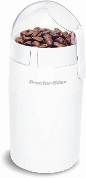 Proctor Silex Electric Coffee Bean Spice Grinder Mill Stainless Steel Blades NEW