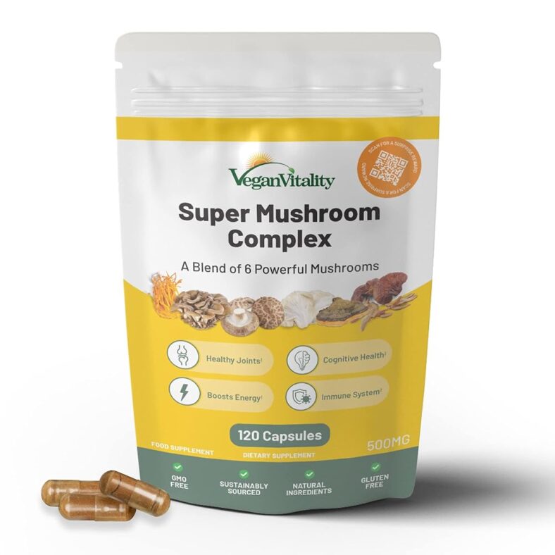 Vegan Vitality Mushroom Complex - 120 Capsules