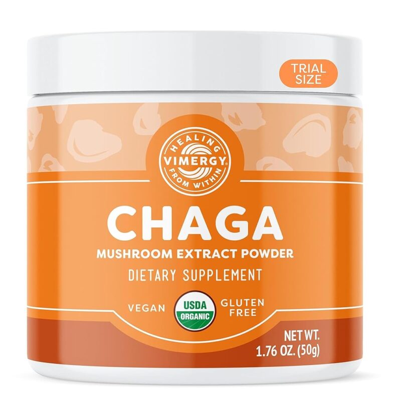 Vimergy Organic Chaga Mushroom Extract - Cardiovascular Support