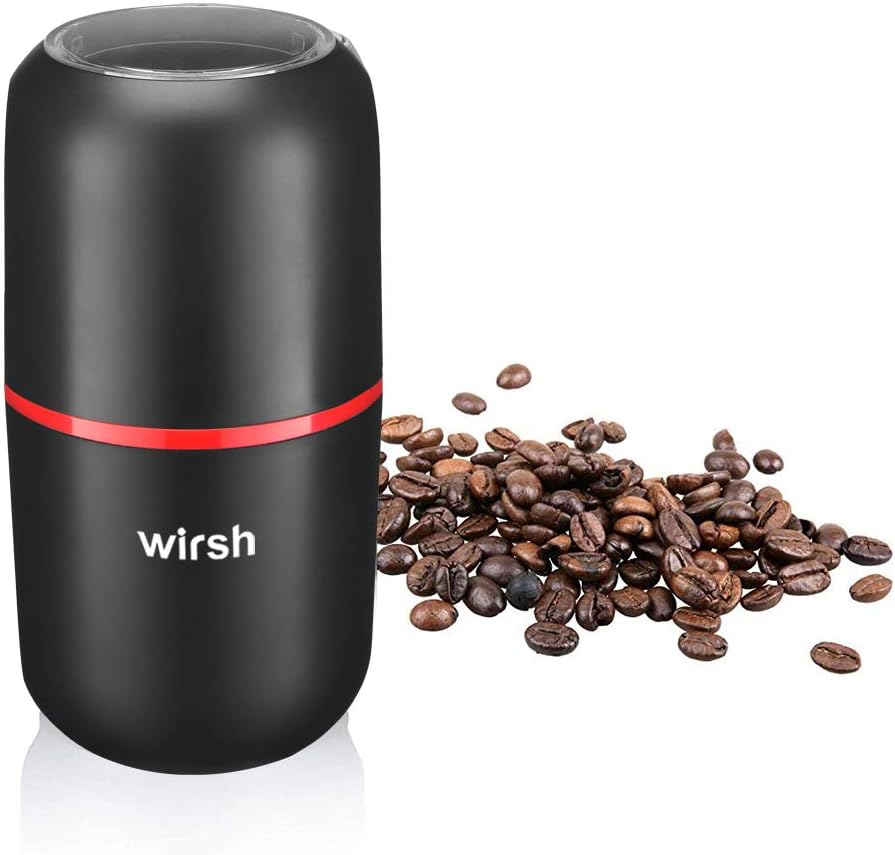 Coffee Grinder One Touch Push-Button Herb Grinder large capacity fast  Electric Spice Herb Coffee Grinder with Pollen Catcher