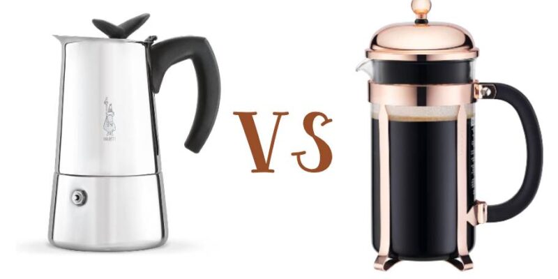 Moka Pot Vs French Press – The Differences Are Chalk And Cheese