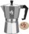 CLZLIUCHUI Silver Stovetop Espresso and Coffee Maker – The Italian and Cuban Coffee Maestro! Unleash Passion, One Pot of Richness, Craft Your Own Coffee World! Greca Moka Pot -…