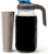 County Line Kitchen – Cold Brew Mason Jar Iced Coffee Maker, Durable Glass, Heavy Duty Stainless Steel Filter, Flip Cap Lid – 64 oz (2 Quart / 1.9 Liter), With Handle