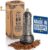 Crystalia Refillable Coffee Grinder, Authentic Manual Mill with Adjustable Grinder, Metal Coffee Mill with Handle, Antique Coffe Grinder with Hand Crank, Adjustable Coarseness