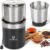 ICEKO Coffee Grinder Electric,Detachable Coffee Bean Grinder, 12-15 Cups/4.2oz Bean Capacity Espresso Grinder -Spice Grinder Mill -Removable Stainless Steel Bowl-7.5″(Black)