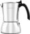 LUXHAUS Moka Pot – 6 Cup Stovetop Espresso Maker – 100% Stainless Steel Italian and Cuban Mocha Coffee Maker