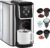 Mecity Coffee Maker 3-in-1 Single Serve Coffee Machine, For K Pod Coffee Capsule Pod, Ground Coffee Brewer, Loose Tea maker, 6 to 10 Ounce Cup, Removable 50 Oz Water Reservoir,…