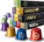 Mixed Variety Pack for Nespresso | 100 Test Winning Aluminum Capsules | 9 Distinctive Italian Flavors | 100% Nespresso Compatible Pods