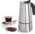 Mixpresso 9 Cup Coffee Maker Stovetop Espresso Coffee Maker, Moka Coffee Pot with Coffee Percolator Design, Stainless Steel Stovetop Espresso Maker, Italian Coffee Maker
