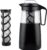 Nebulosa del Bolsillo Airtight Cold Brew Coffee Maker, Home Iced Coffee Maker with Removable Coffee Fine Mesh Filter, 2 QT (2000 ml)
