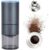 Portable Electric Burr Coffee Grinder, Compact Automatic Conical Burr Grinder Coffee Bean Grinder with Multi Grind Setting, USB Rechargeable, Cleaning Brush Included (Blue)