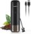 Portable Electric Burr Coffee Grinder: CONQUECO Small Coffee Bean Grinding Machine – Rechargeable Stainless Conical Burr Grinders with Multiple Grind Settings, 20g (with Brush)