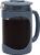 Primula Burke Deluxe Cold Brew Iced Coffee Maker, Comfort Grip Handle, Durable Glass Carafe, Removable Mesh Filter, Perfect 6 Cup Size, Dishwasher Safe, 1.6 qt, Blue